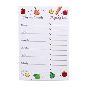 Bloc-notes Tear Off Shopping Dinner List Meal Planner
