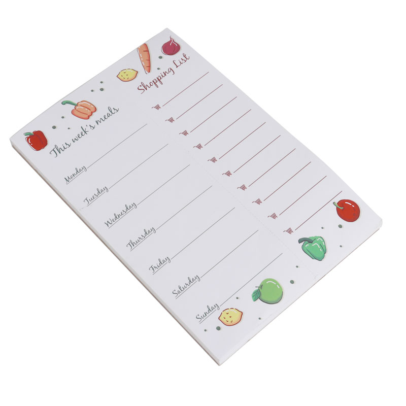 Tear Off Shopping Dinner List Meal Planner Pad