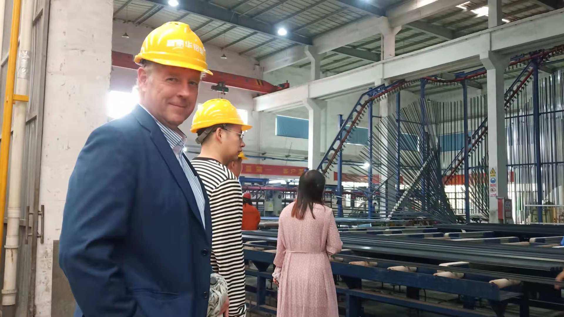 USA customer visit our factory