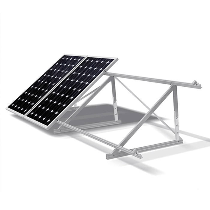 Aluminum solar panel mount bracket kit