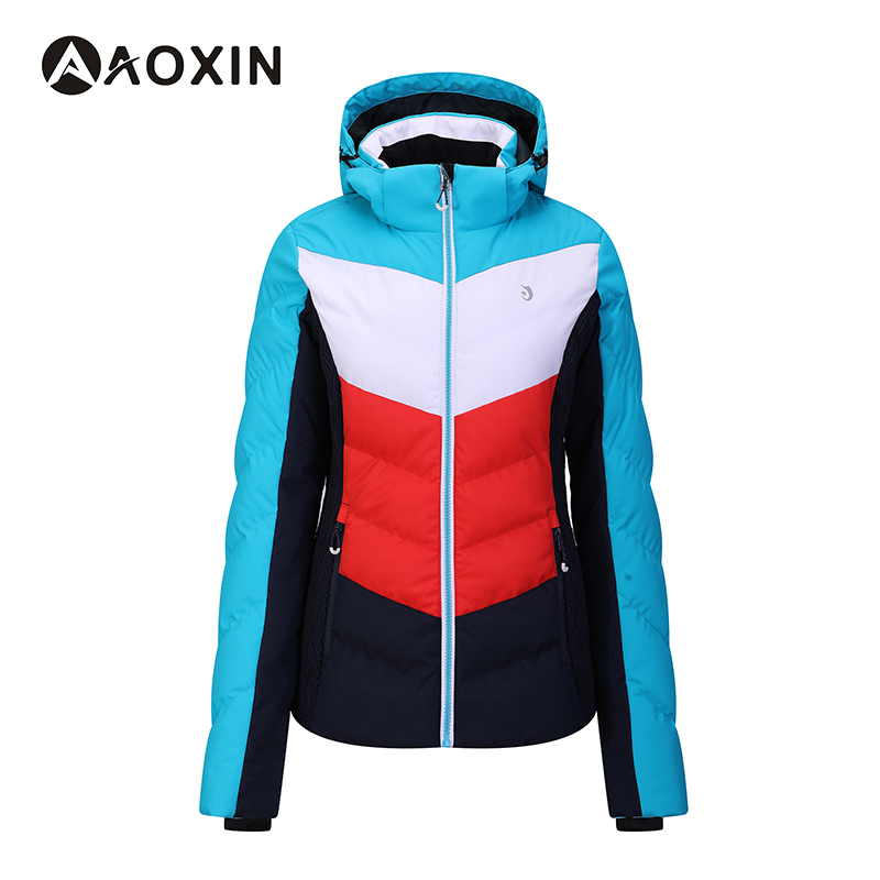 Women's ski suit is windproof, waterproof and warm