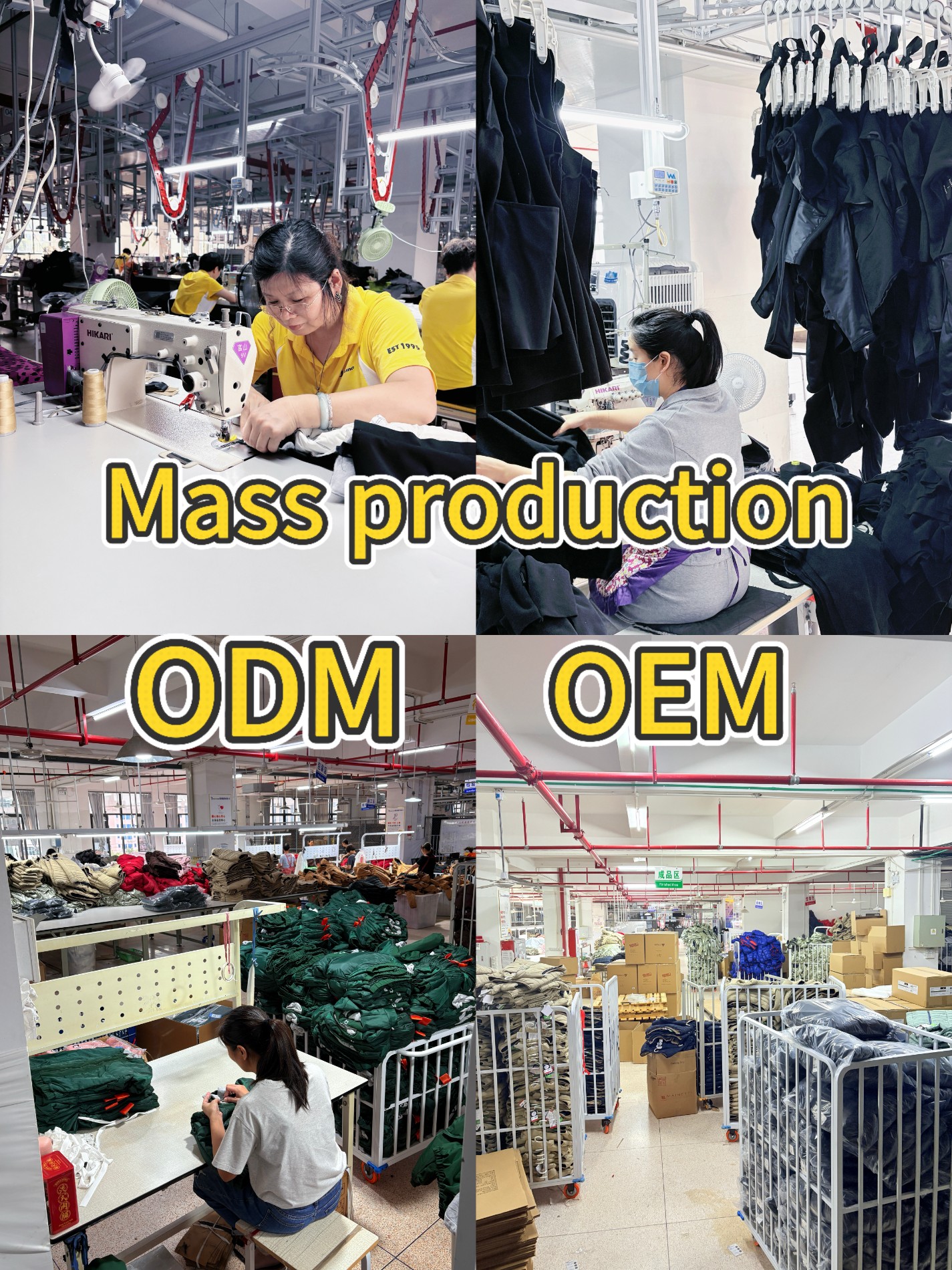Aoxin Apparel based in Fujian as my long-term production partner