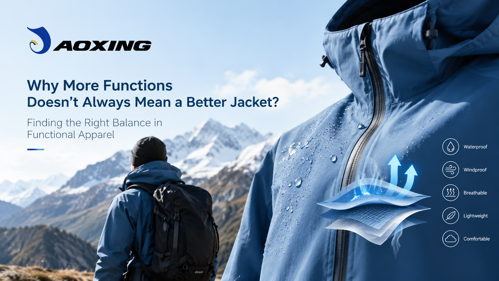 Why Does More Functionality Make a Garment Harder to Make? AOXING Explores the Balance Behind Functional Apparel