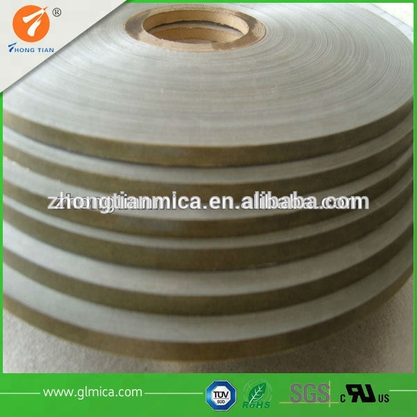 Calcined Muscovite Mica Tape With Glass Cloth And PE Film