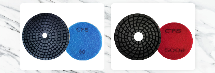 diamond wet polishing pads for marble and granite