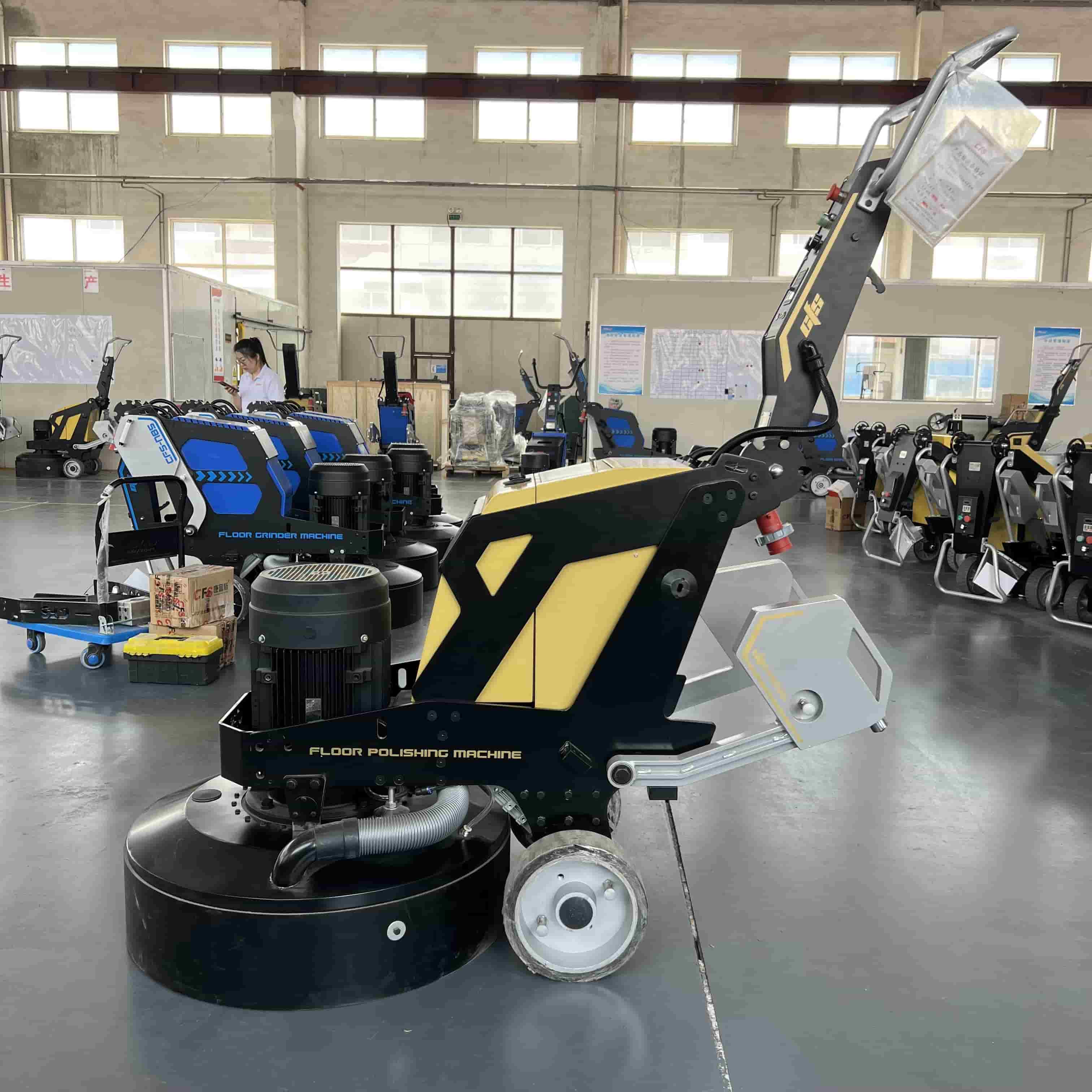 Industrial Dust Free Planetary Gear Grinding Machine Epoxy Floor Concrete Grinding Machine