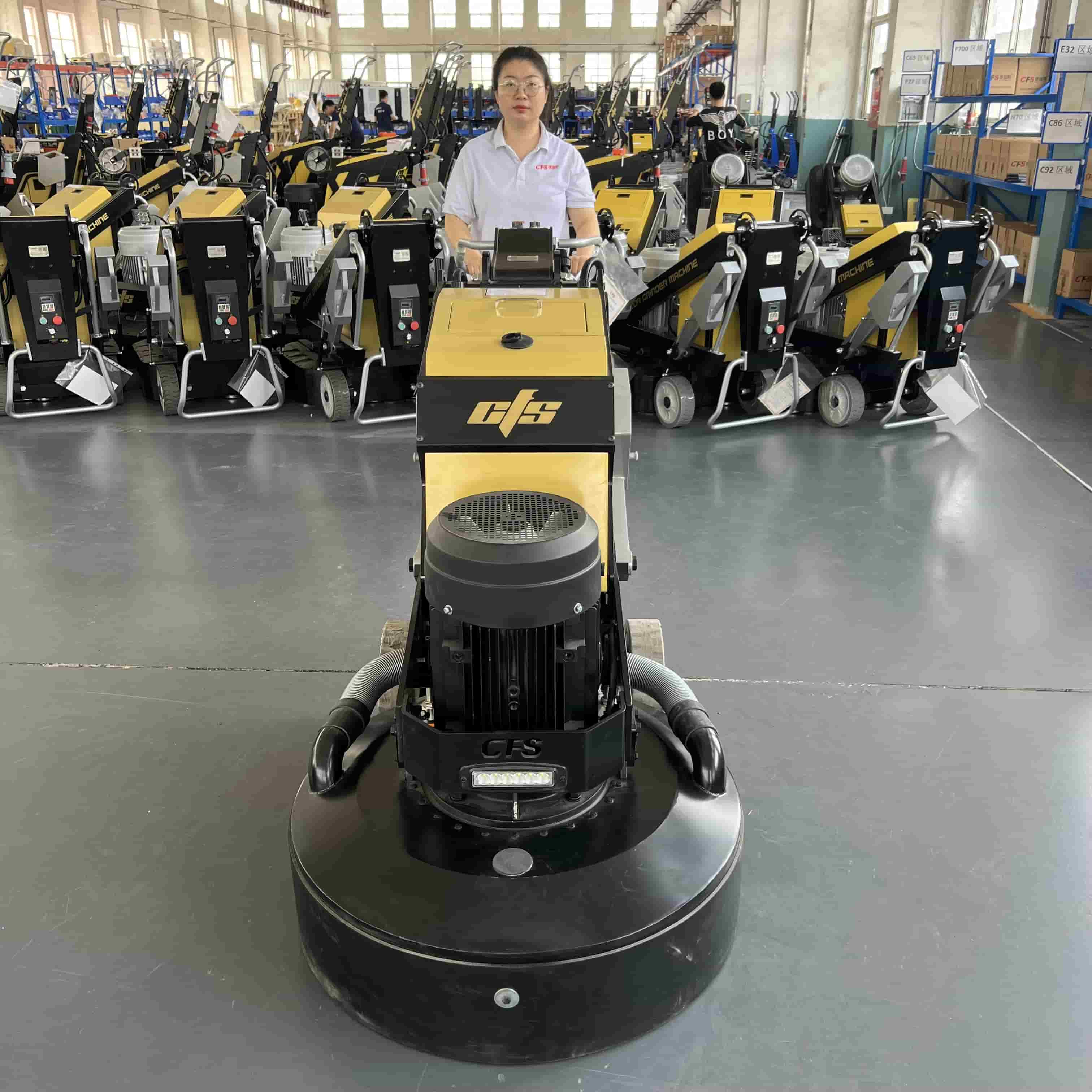 Industrial Dust Free Planetary Gear Grinding Machine Epoxy Floor Concrete Grinding Machine