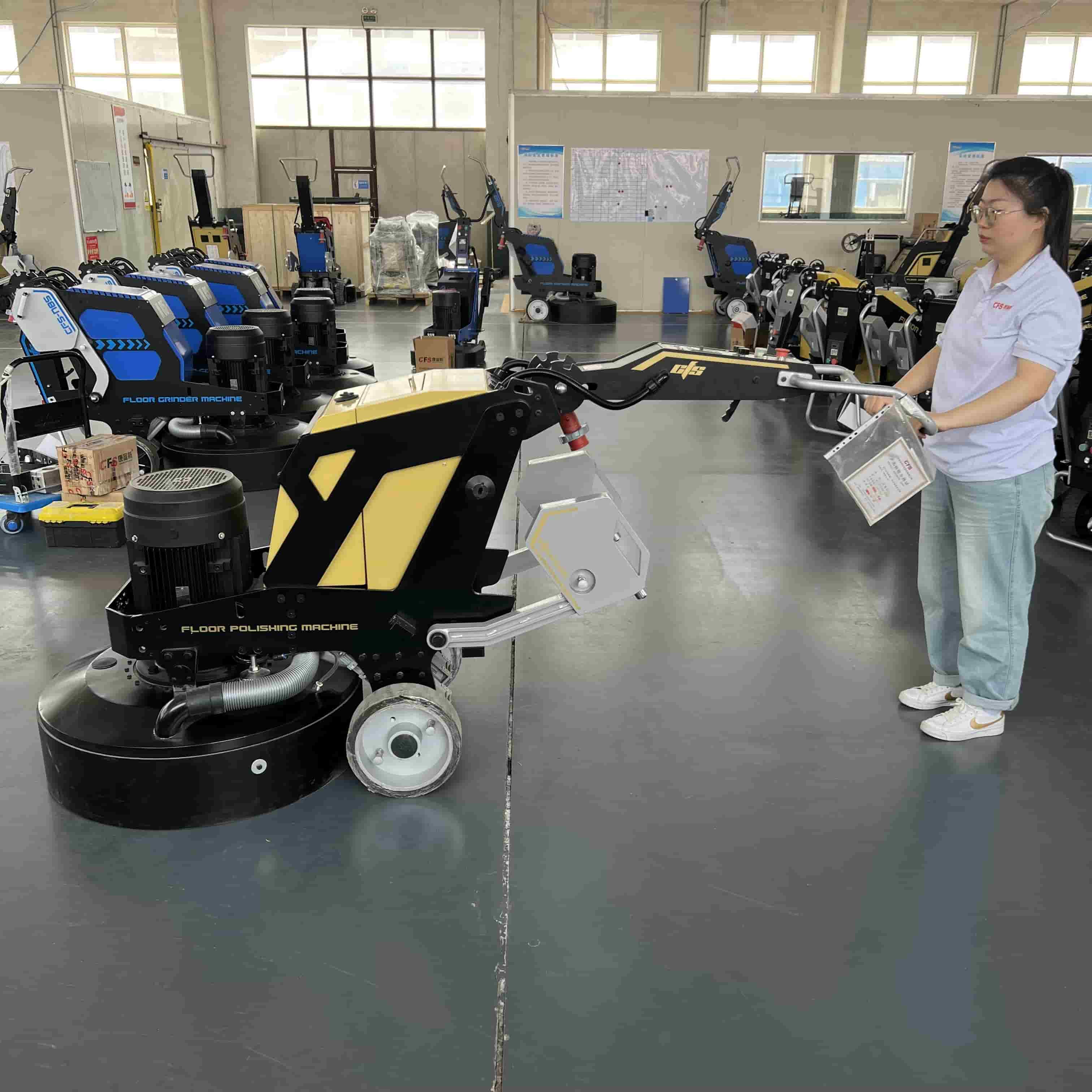 Industrial Dust Free Planetary Gear Grinding Machine Epoxy Floor Concrete Grinding Machine