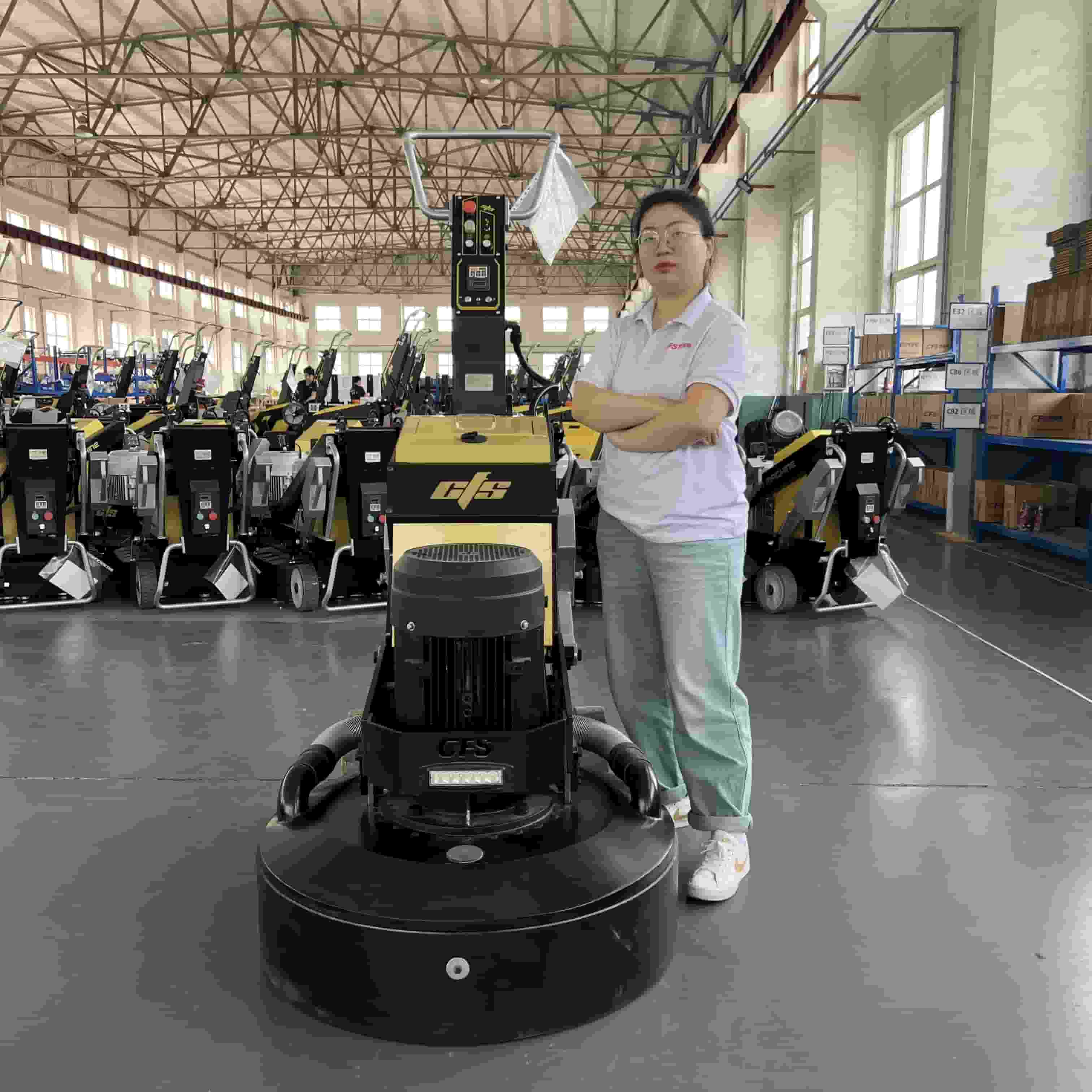 Industrial Dust Free Planetary Gear Grinding Machine Epoxy Floor Concrete Grinding Machine