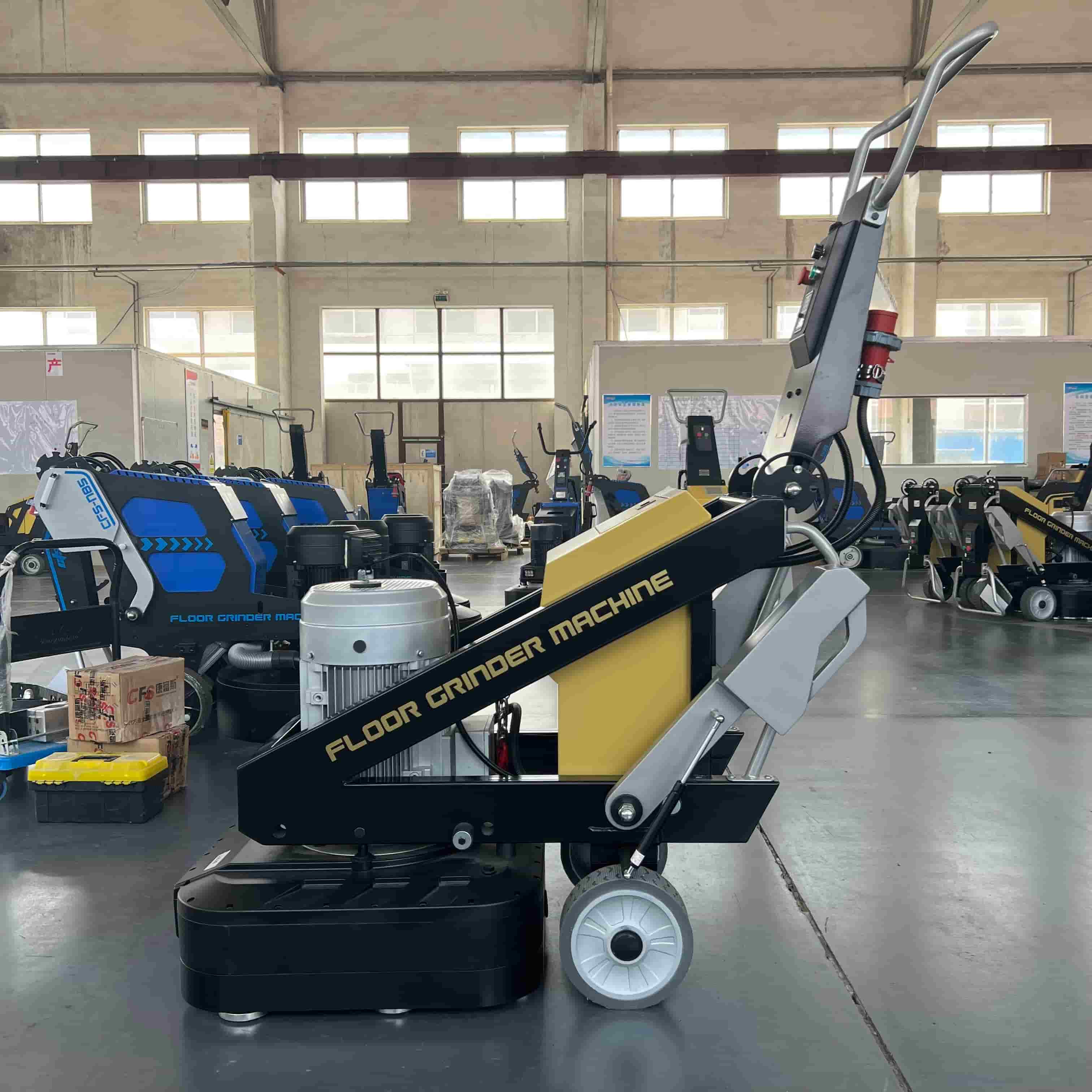 Electric Concrete Surface Grinding Machine Floor Grinder with Vacuum