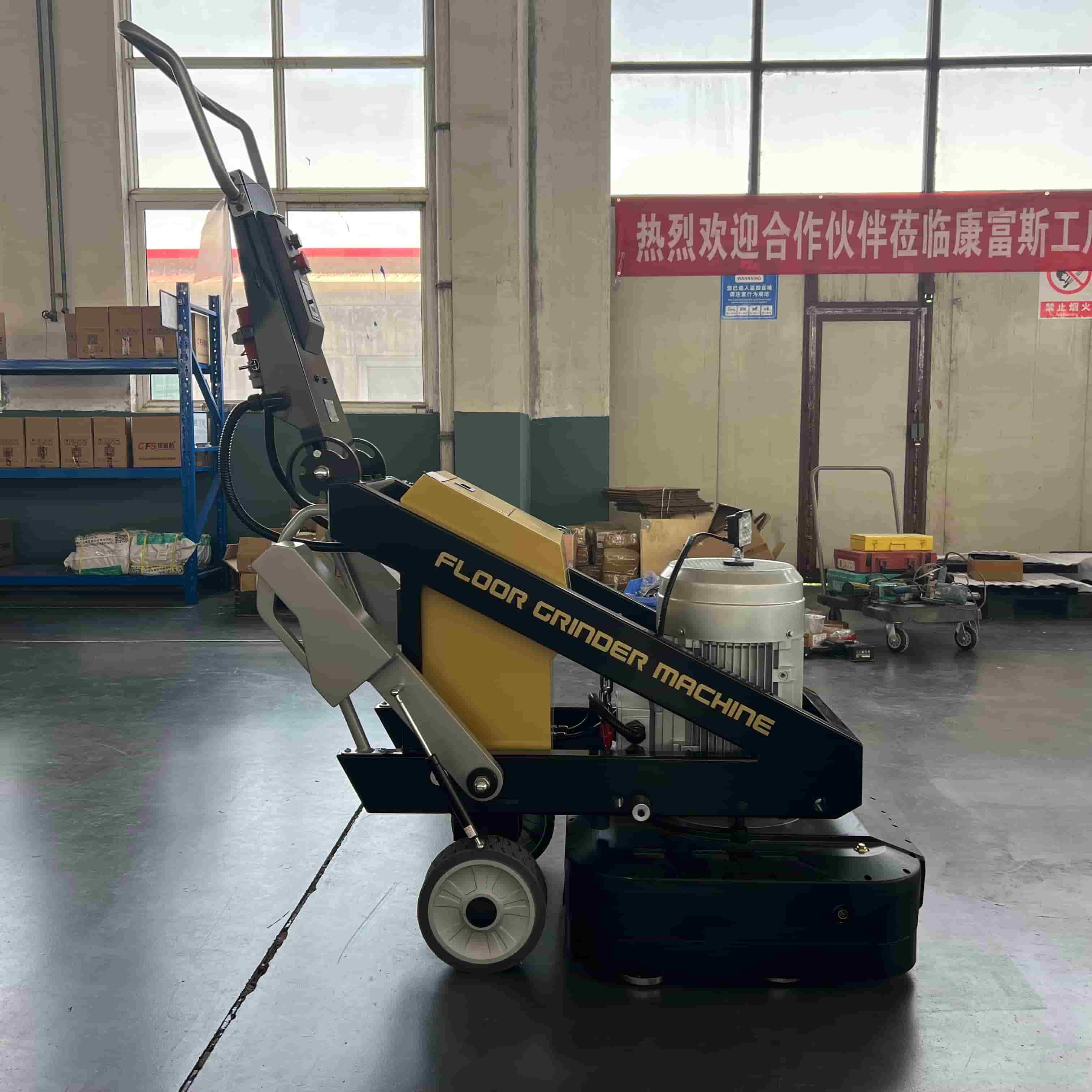 Electric Concrete Surface Grinding Machine Floor Grinder with Vacuum