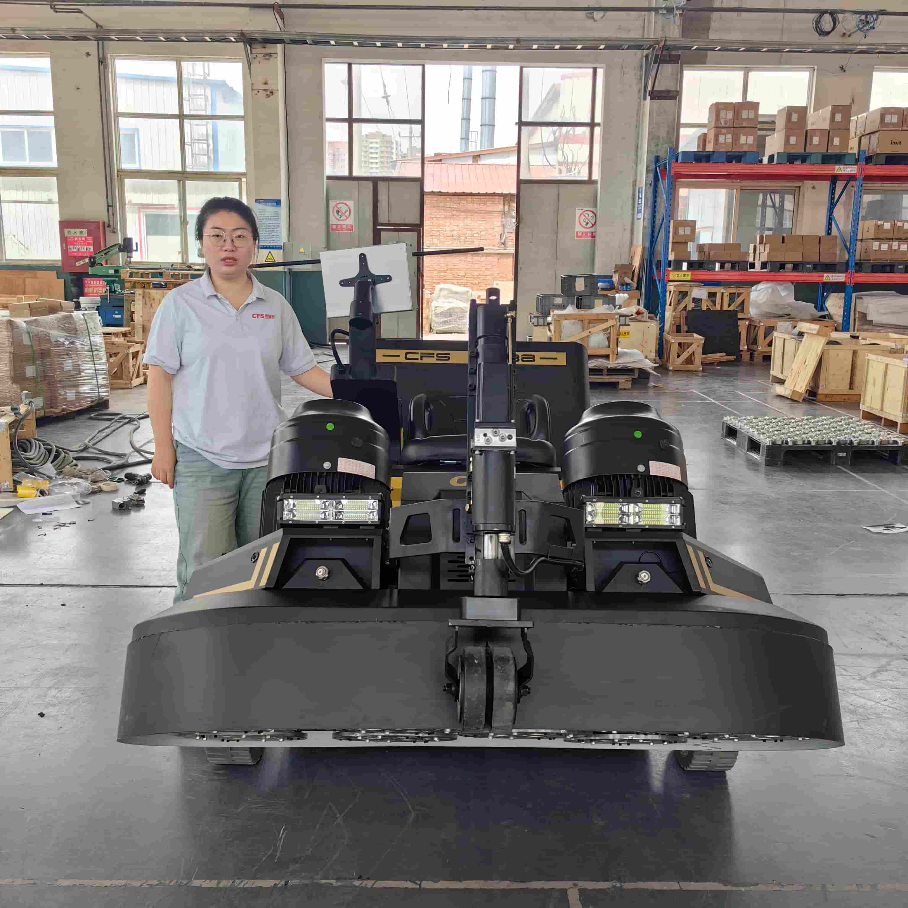 Fast Delivery High Power Automatic Floor Sanding Machine Suitable for Supermarket Ground Construction