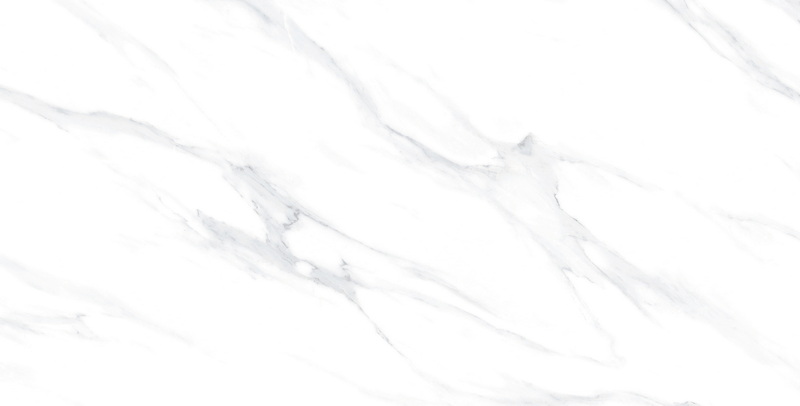 Glacial White Polished Marble Tiles