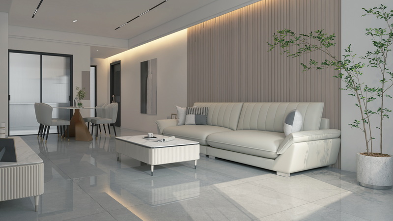polished porcelain wall tiles with natural stone patterns