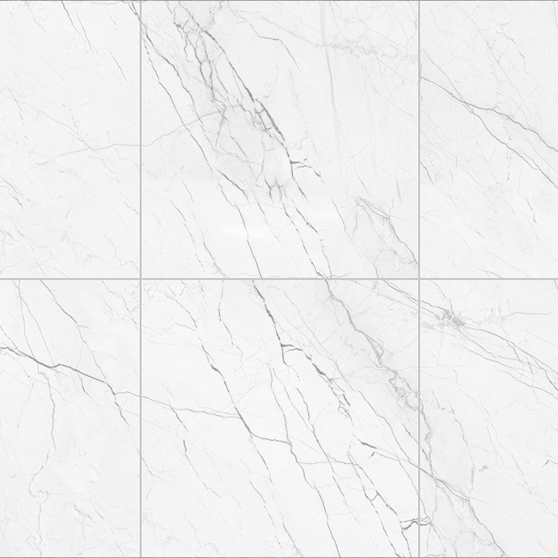 Snowdrops White Marble Polished Porcelain Tiles