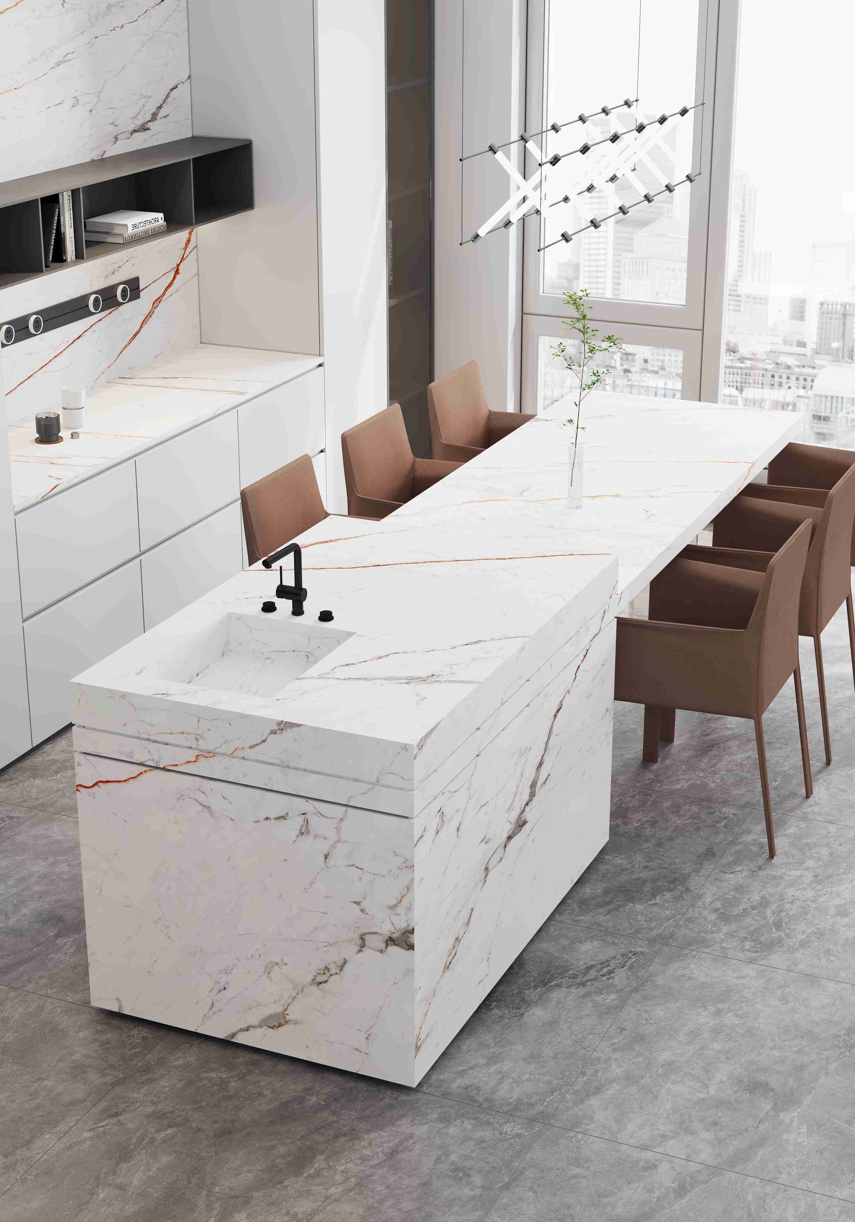 porcelain marble slab