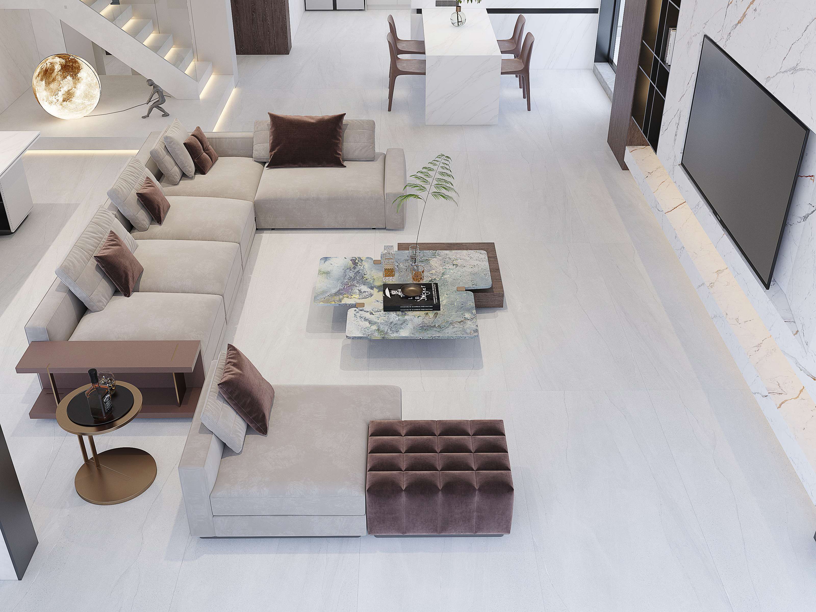 beige porcelain slabs