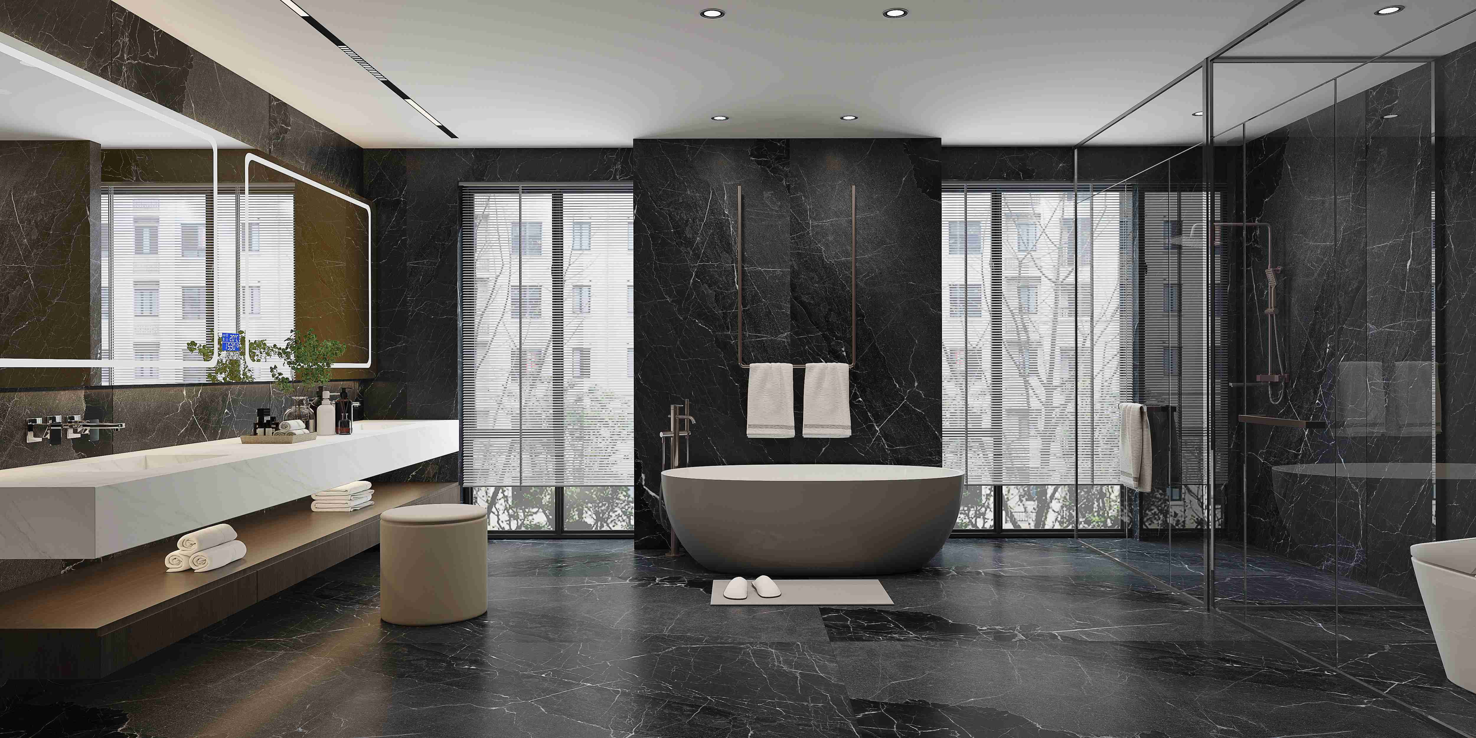 dark sintered slabs