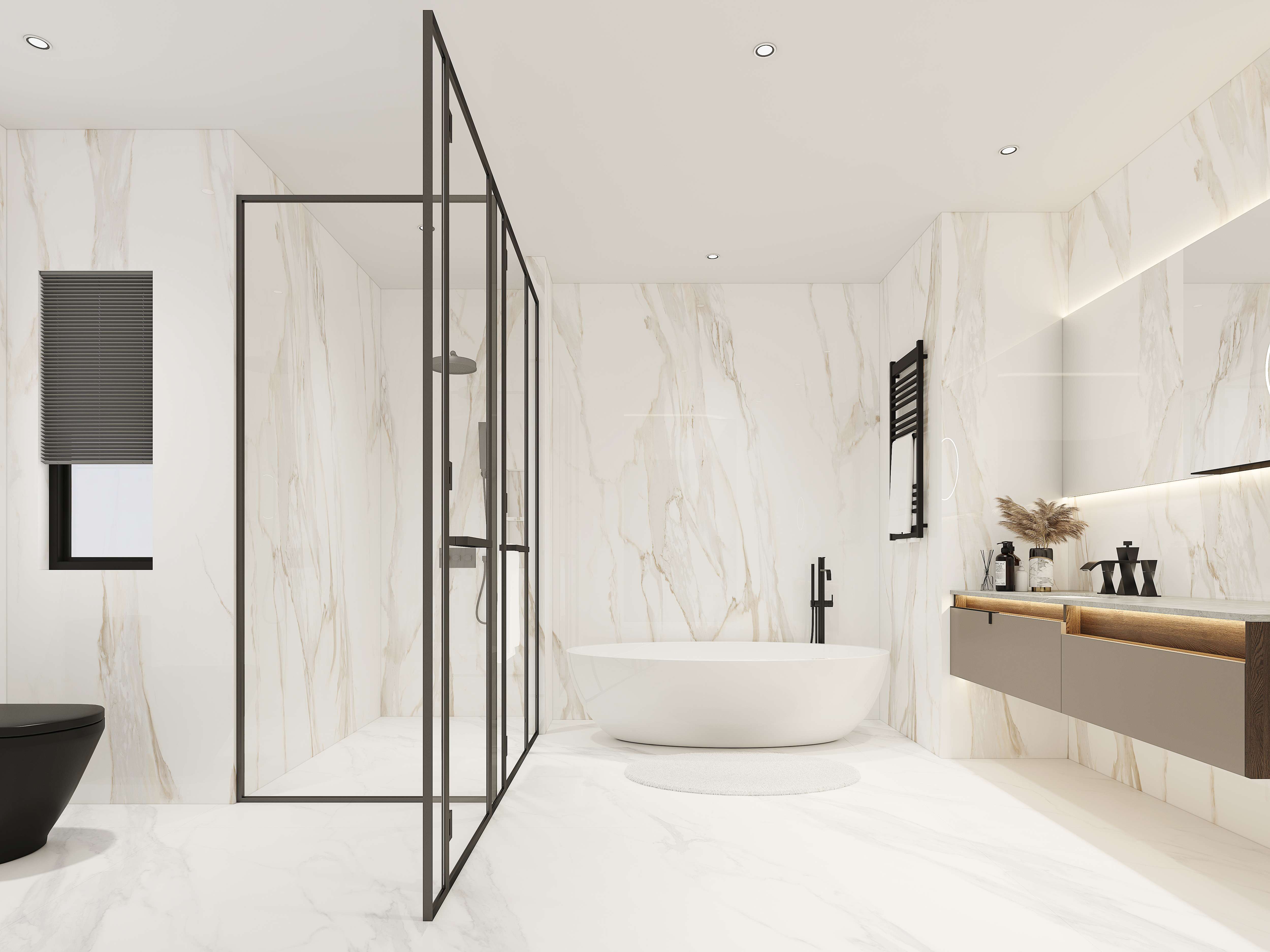 slabs with marble pattern