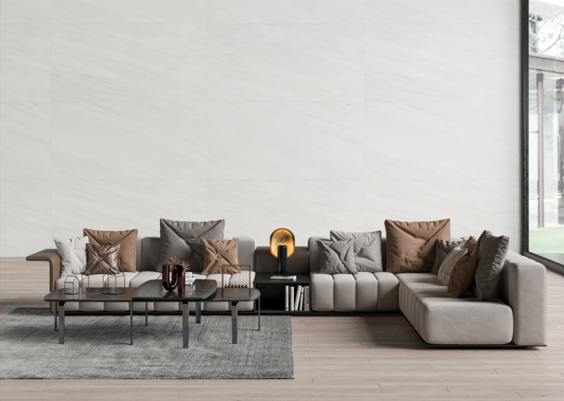 Is calacatta marble slab a warm or cool color?