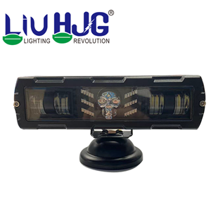 12-80v 4led lens Crossbones cycle light bar