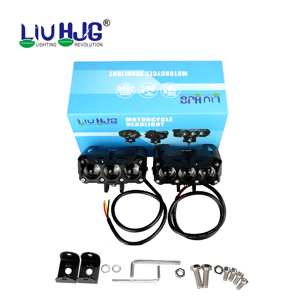 LiuHJG 2024 new design motorcycle 3led fog light