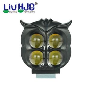Đèn pha 4 thấu kính hình cú từ đèn sương mù xe máy hai màu liuhjg