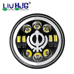 đèn pha xe máy 7 inch 4 thấu kính