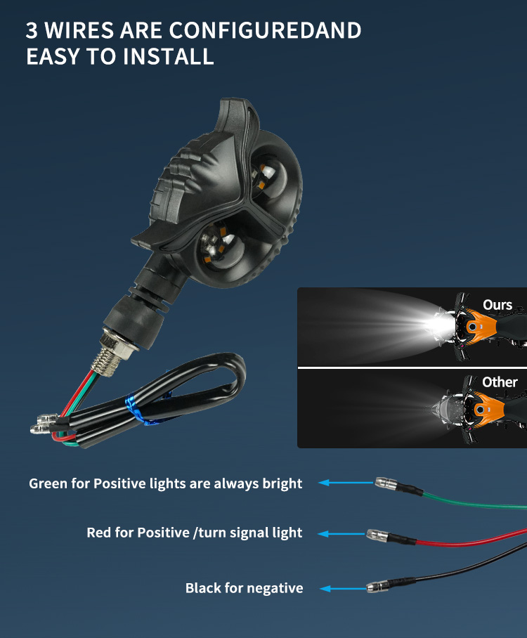 Motorcycle Front Turn Signals