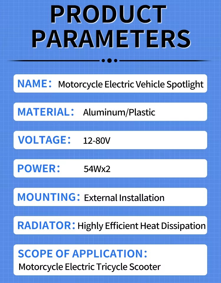 mini driving lights for motorcycle