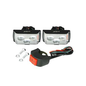 مصباح عمل قاد للدراجات النارية LIUHJG بقوة 37 واط، مقاوم للماء بمعيار IP67 | مصباح ضباب للدراجات النارية مع مفتاح تشغيل