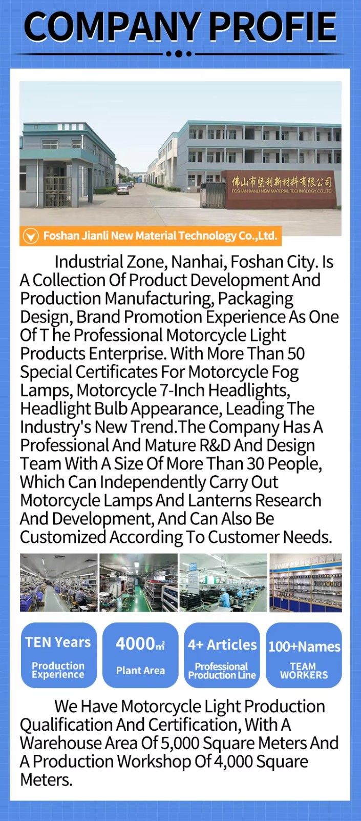 Motorcycle Led Fog Light