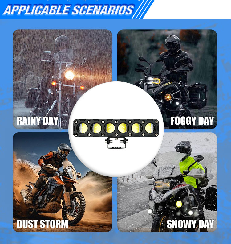 waterproof motorcycle lights