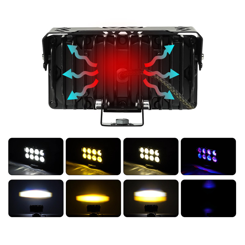 dual color motorcycle lamp