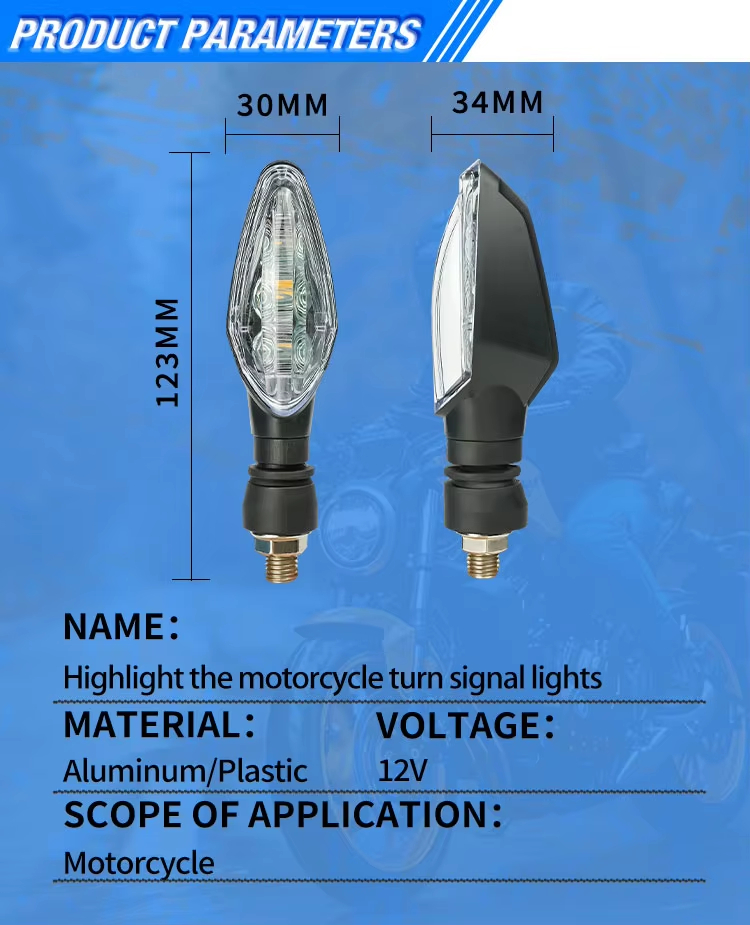 12V Motorcycle Bike Indicator Light