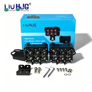 Đèn sương mù xe máy Liuhjg 6 thấu kính, đèn pha LED chiếu sáng cho ô tô, xe máy, xe tay ga.