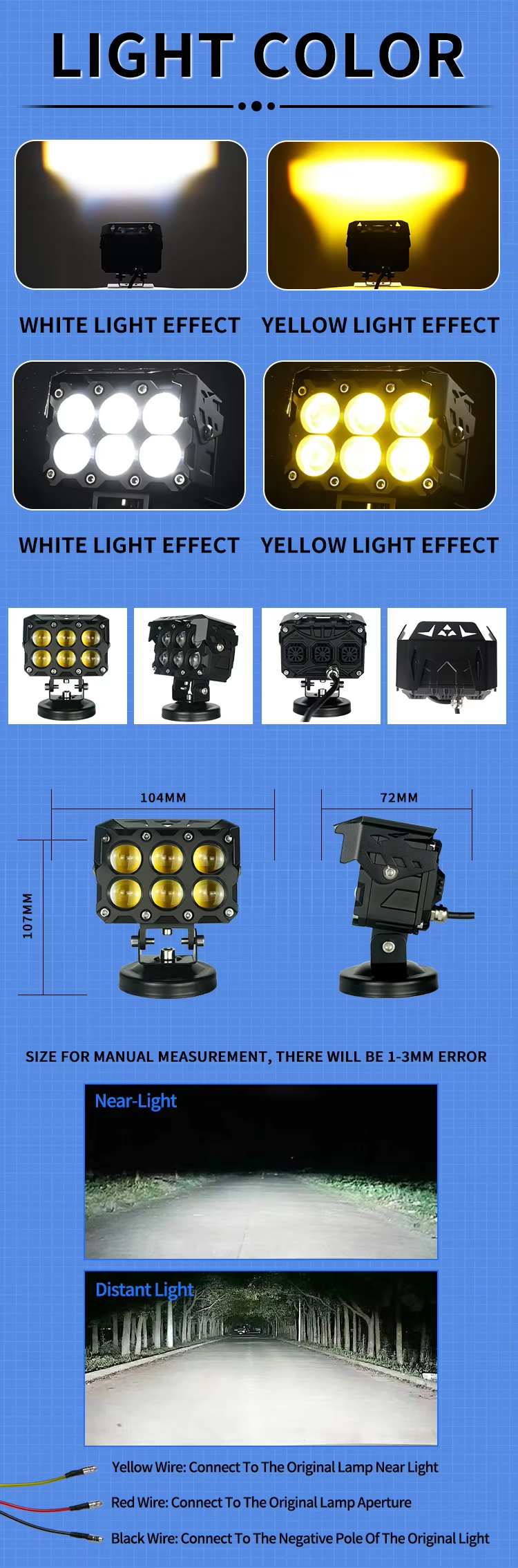motorcycle spot lamps