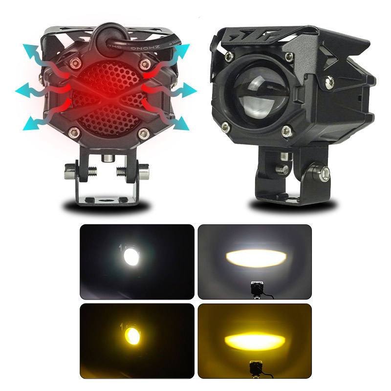 3 Inch Square Motorcycle Fog Spot Light for Off Road SUV ATV