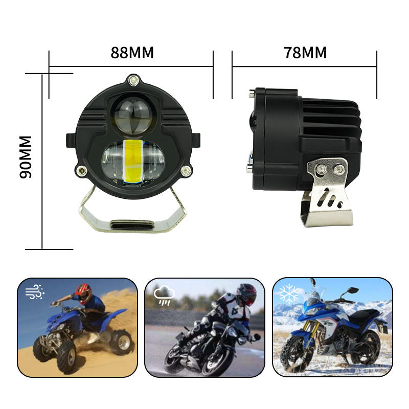 LiuHJG Square Universal Waterproof 12-80V Driving Spot Lights