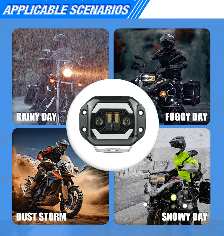motorcycle adaptive lighting system