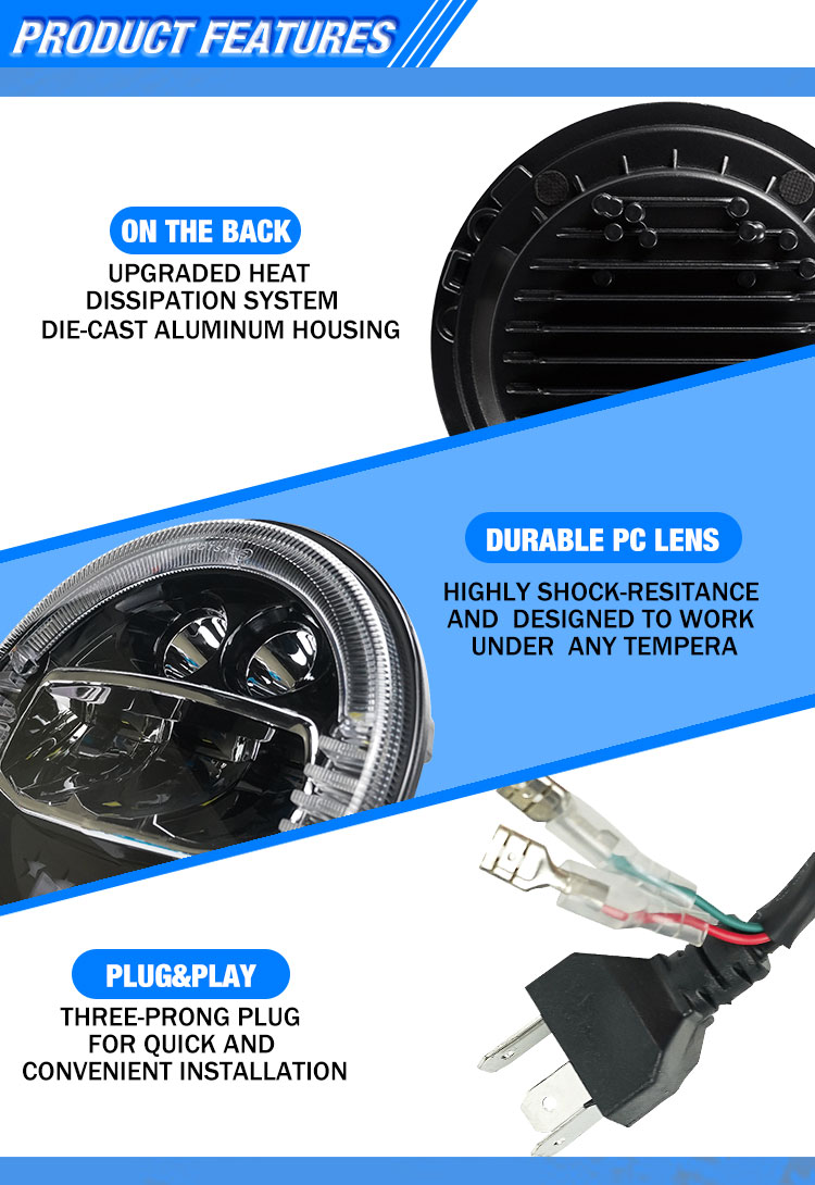 Off-road motorcycle lights