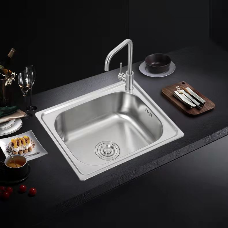 SUS201 Stainless Steel Sink Small Single Bowl