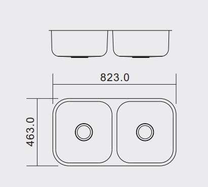 White Outdoor Undermount Kitchen Sink