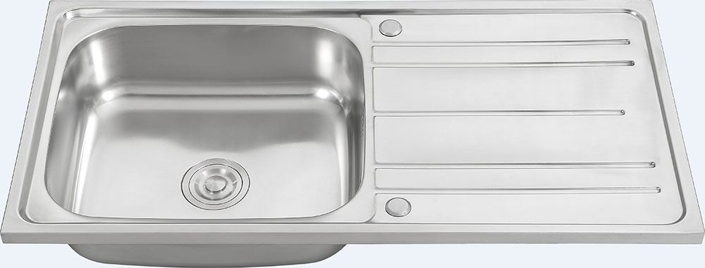 freestanding stainless steel sink