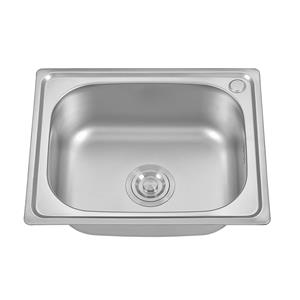 SUS201 Stainless Steel Sink Maliit na Single Bowl