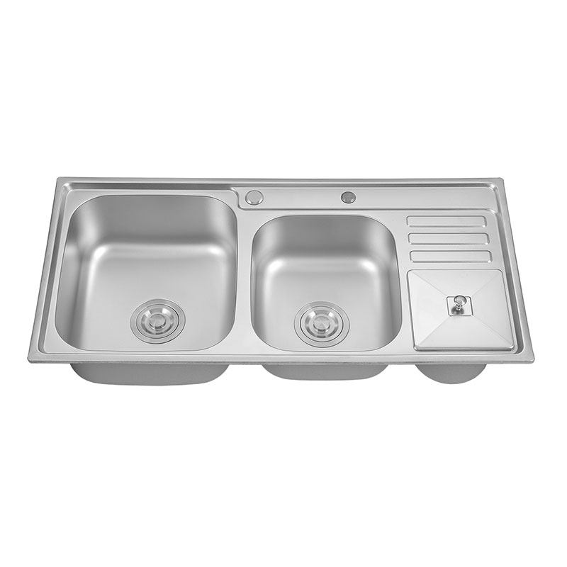 Stainless Steel Double Bowl pressed Kitchen Sink