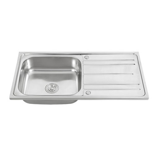 Single Bowl Kitchen Sink With Tray