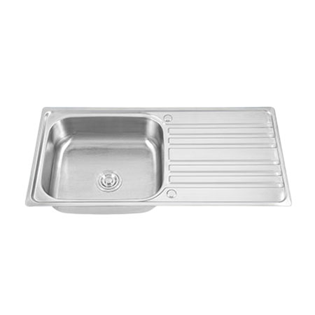 Single Bowl With Tray Freestanding Kitchen Sink