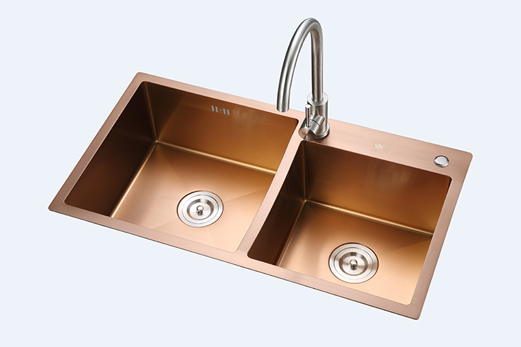 Double Bowl Sus304 Stamped Kitchen Sink