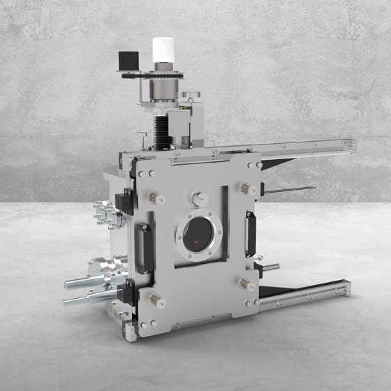 Plasma Sputtering Coater With 3 Sputtering Sources And Glove Box